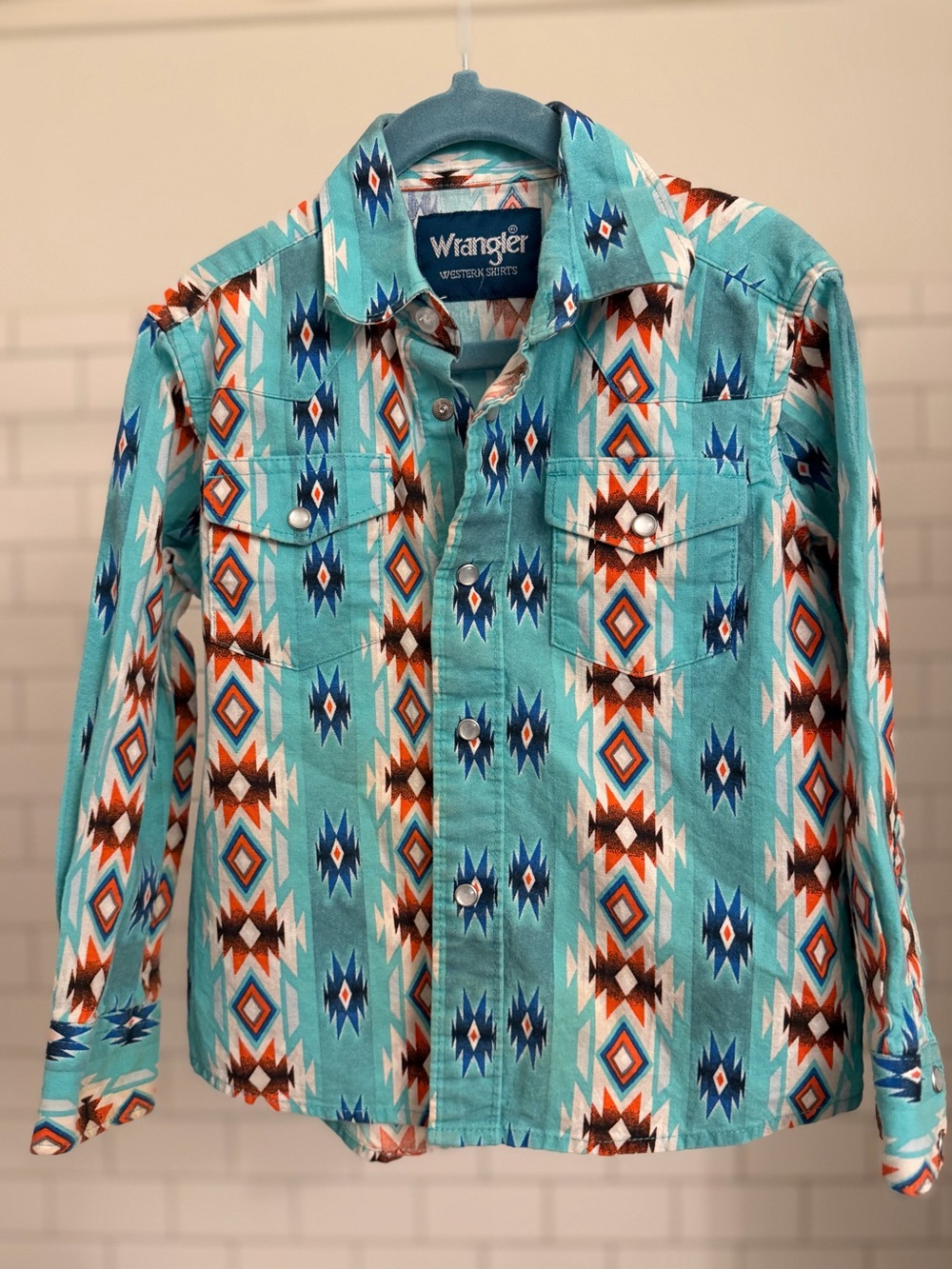 Wrangler Kids XS Western Button Down Shirt